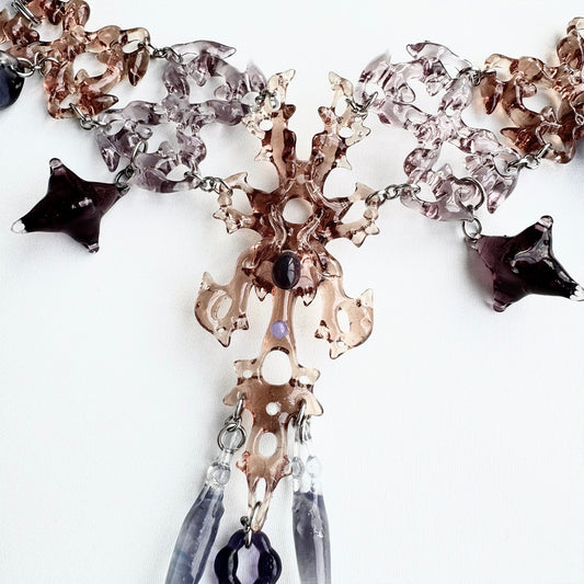 Brown sugar Hare Bone Necklace