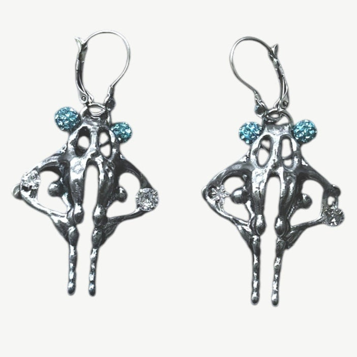 Silver Pelvis Earring