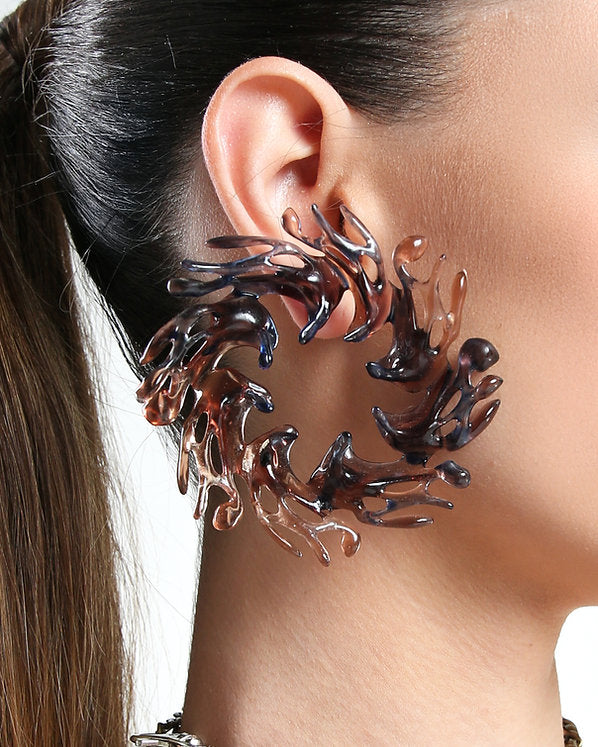 Brown｜Poseidon Earring