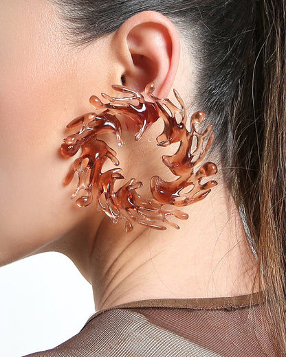 Amber｜Poseidon Earring