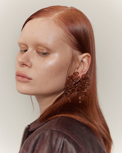 Brown｜Seraphim Earring