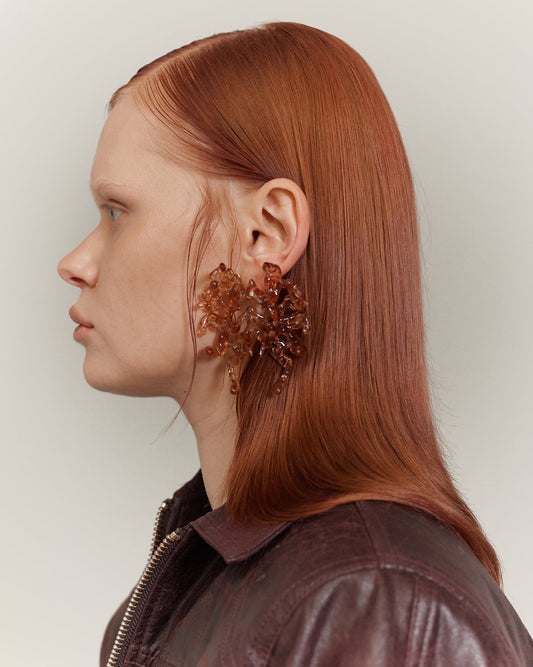 Brown｜Seraphim Earring