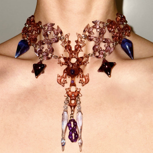Brown sugar Hare Bone Necklace