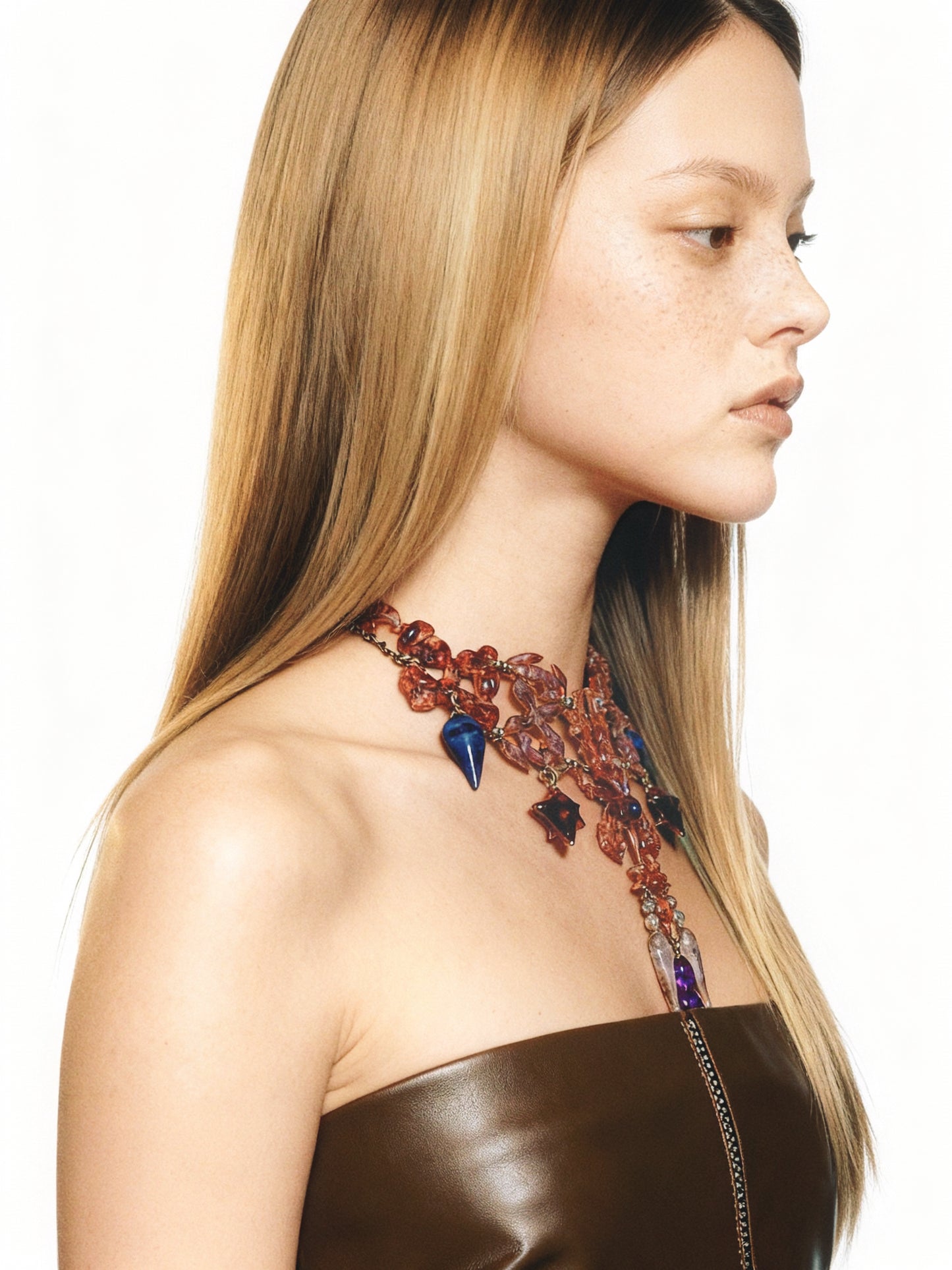 Brown Hare Bone Necklace