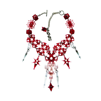 Red Hare Bone Necklace