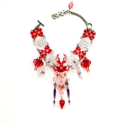 Red Hare Bone Necklace