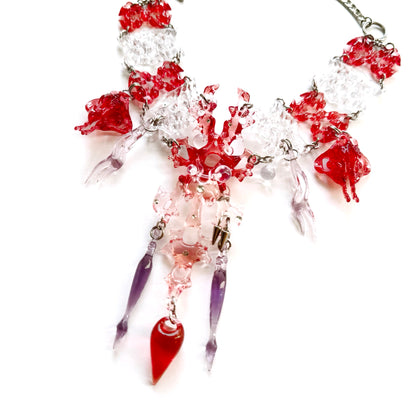 Red Hare Bone Necklace