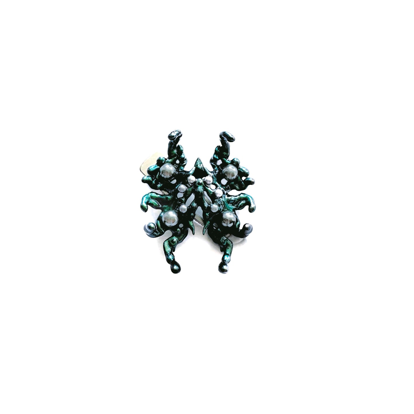 Metalic Green Seraphim Hair Clip