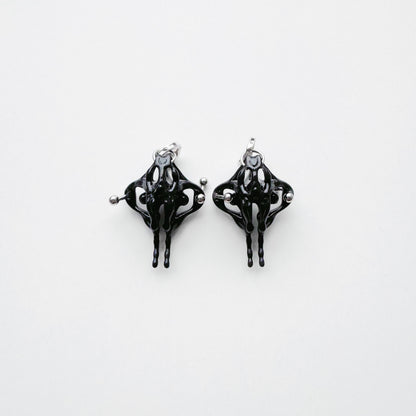 Black Pelvis Earring