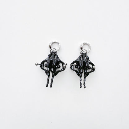 Black Pelvis Earring