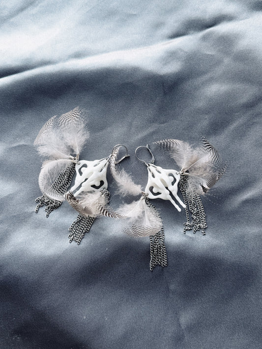 Feather Pelvis Earring