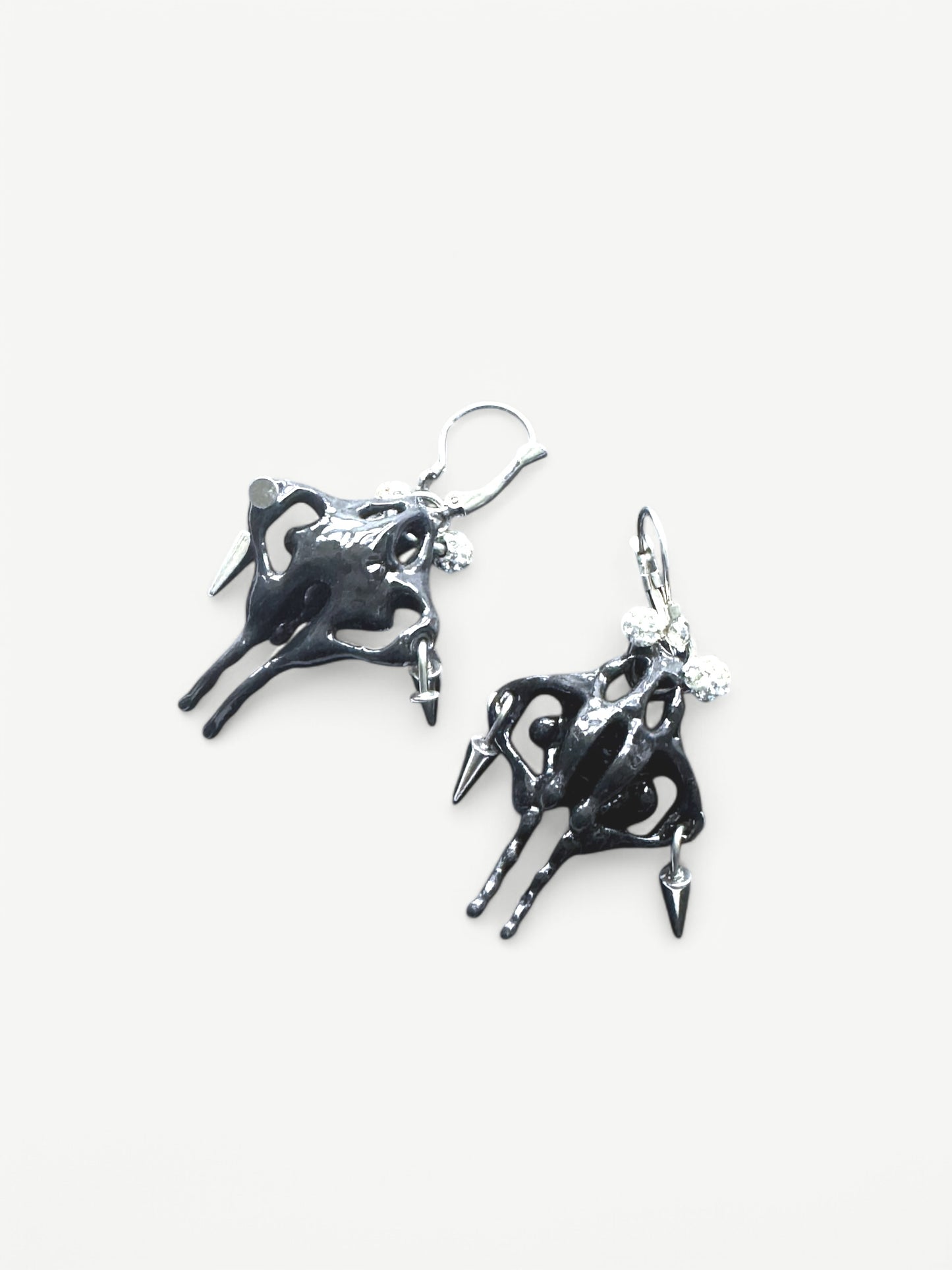 Black Pelvis Earring