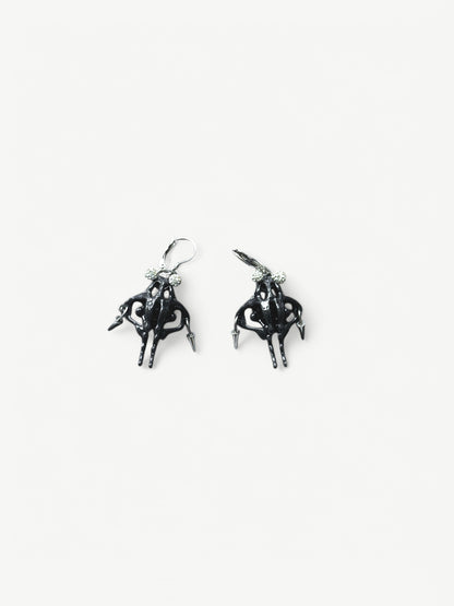 Black Pelvis Earring