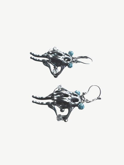 Silver Pelvis Earring