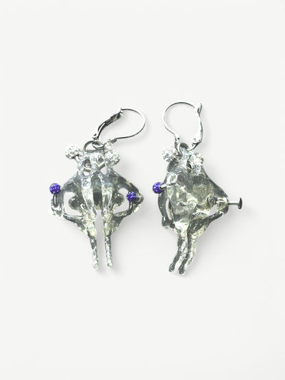 Clear Pelvis Earring