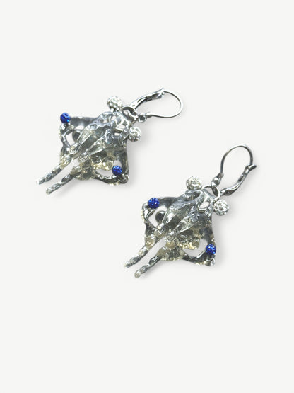 Clear Pelvis Earring